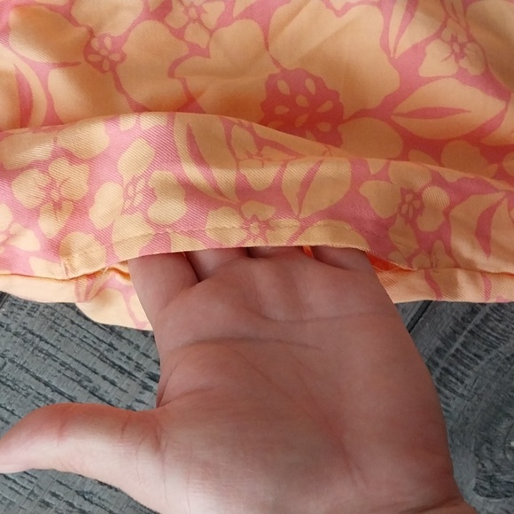 Pajama short floral design for women. - Picture 3 of 5